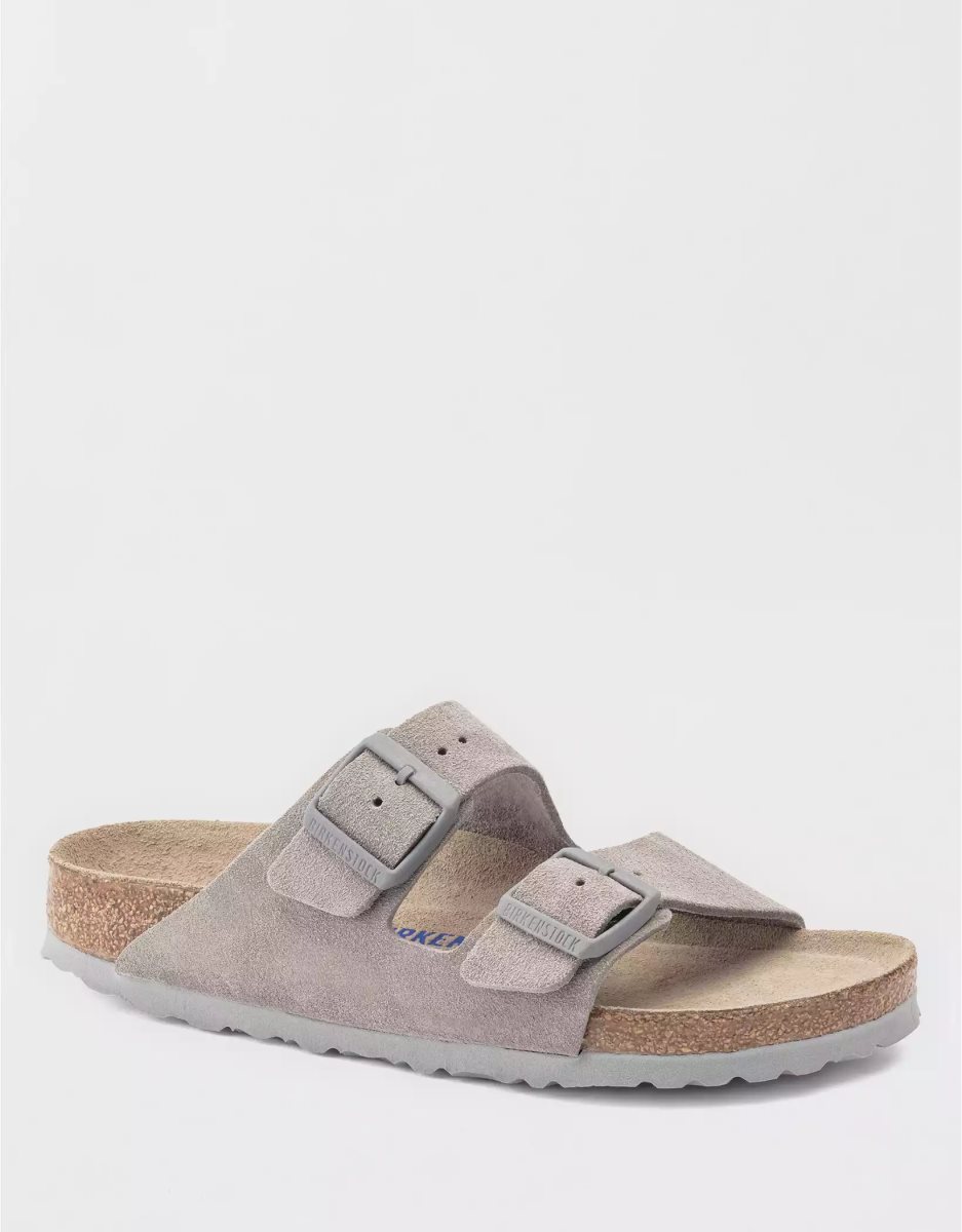 Sandales American Eagle Arizona Soft Footbed Grise Clair Femme | UBS-25485652